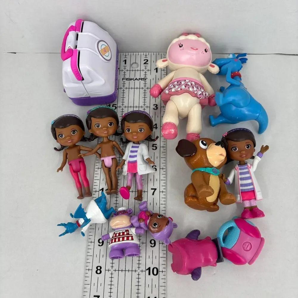 Doc‎ McStuffins Action Figure Dolls Toys Lot 13 Millie Music Cece Cake Topper
